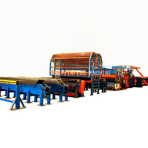 Auto reinforcing mesh welding line