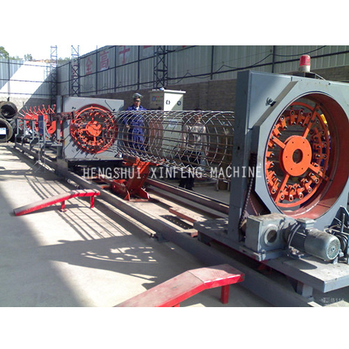 Steel bar cage rolling welded machine