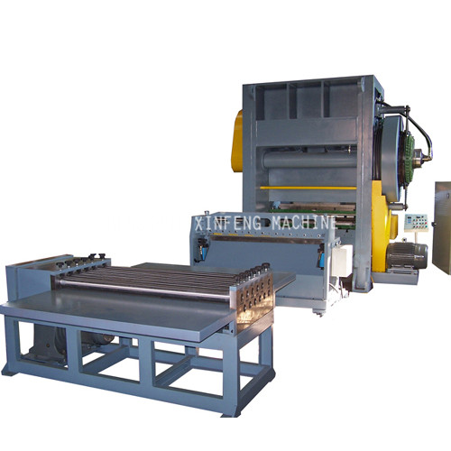 Perforated metal mesh machine for coils